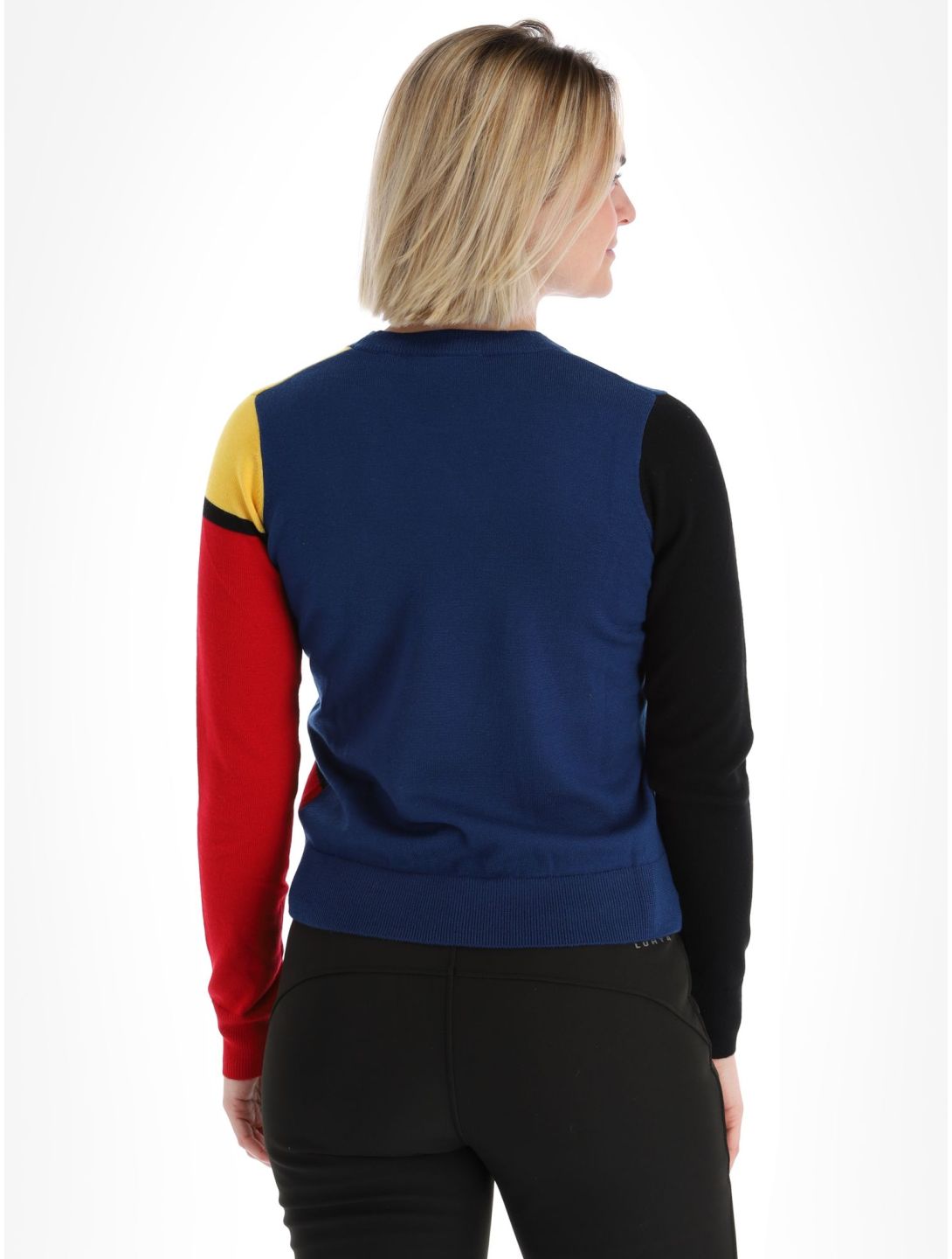 JC De Castelbajac Colorblock Round Neck vest dames