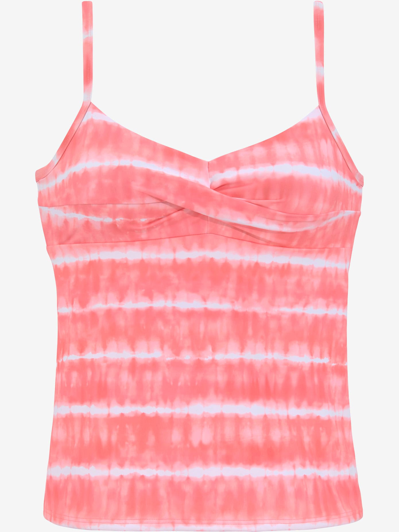 Haut de maillot de bain à armatures imprimé, effet de couleur différent pour chaque pièce