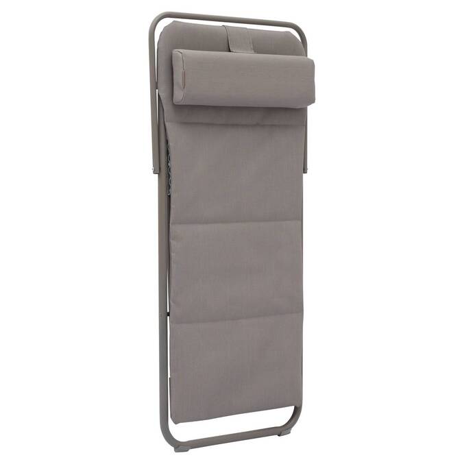 Chilienne de jardin empilable pliable MIRAEL Noisette / Café