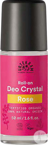 Urtekram Rose Deo Crystal Déodorant À La Rose Roll-On 50ml