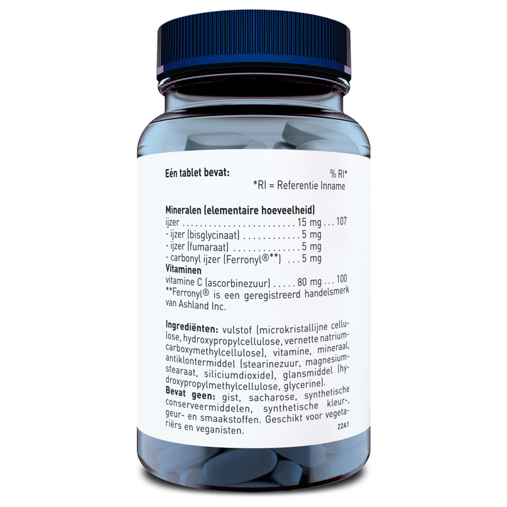 Orthica Tri IJzer-15 90 tabletten