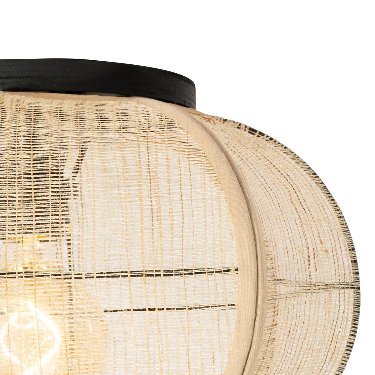 Oosterse plafondlamp bruin - Rob