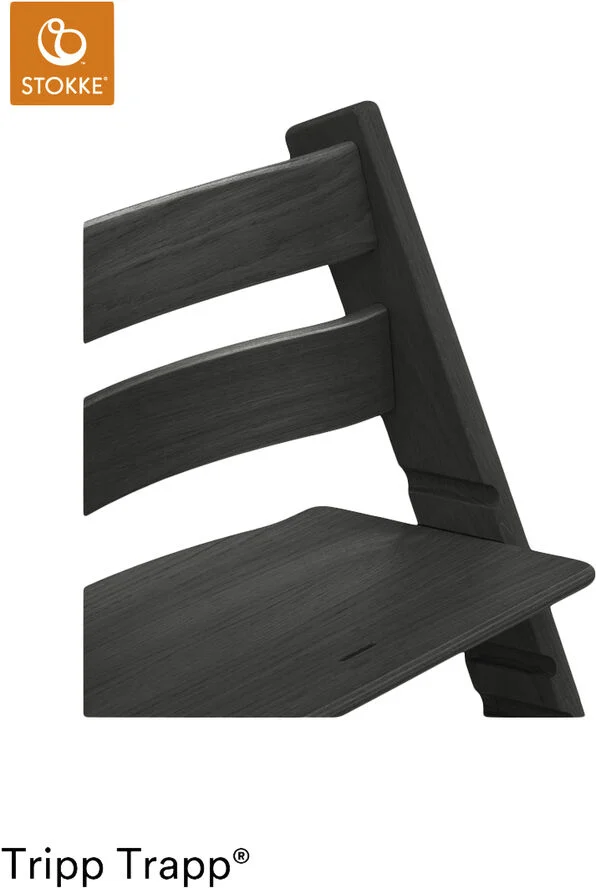Stokke Tripp Trapp Chair Oak Black Sort