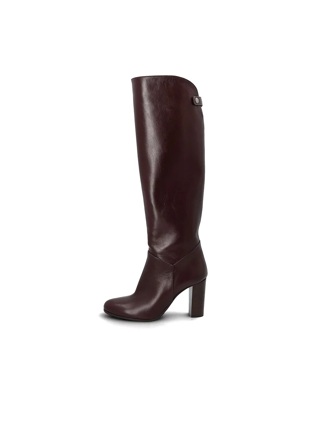 BOTTE SYLVIA CUIR BORDEAUX