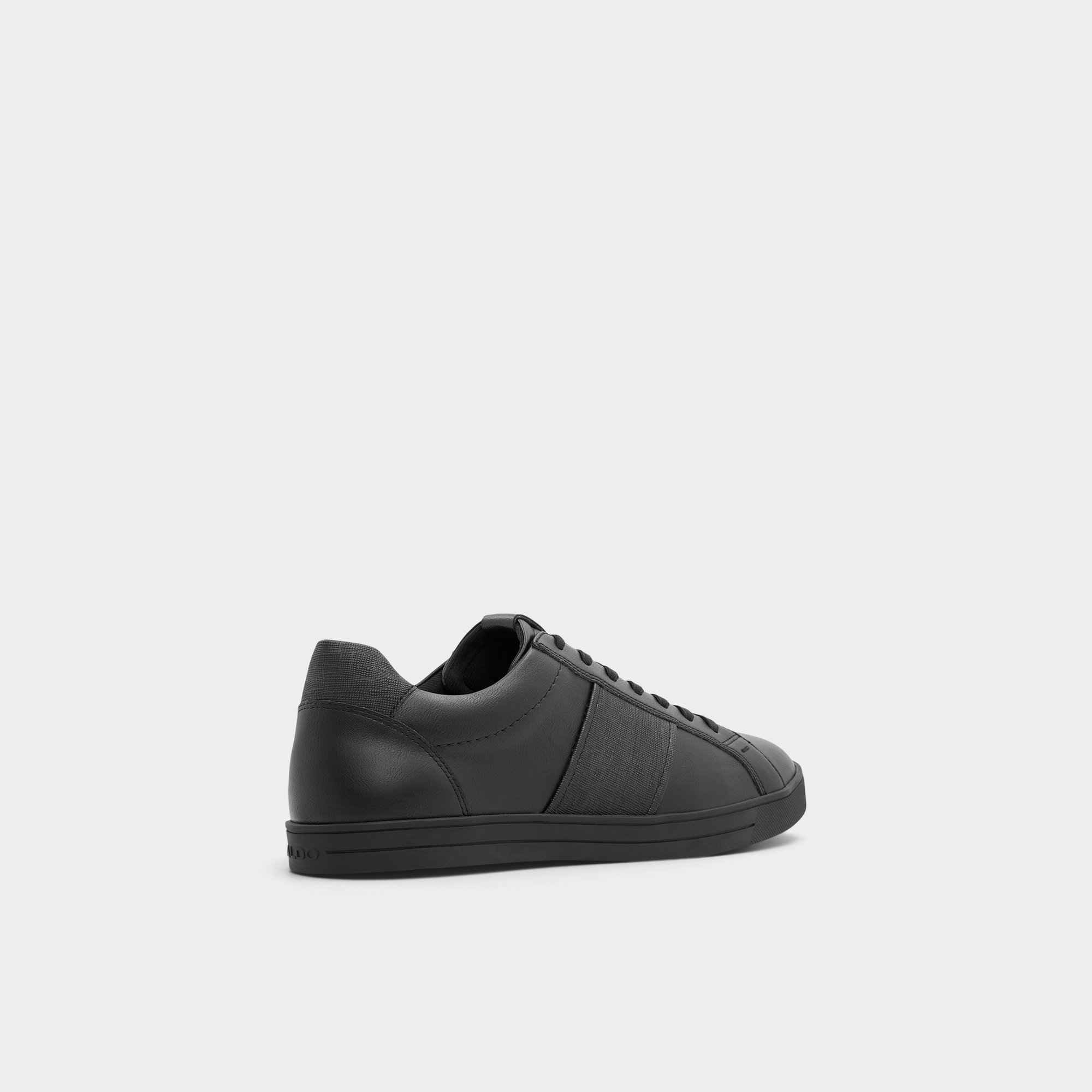 Monospec Black Synthetic Smooth Men Low top