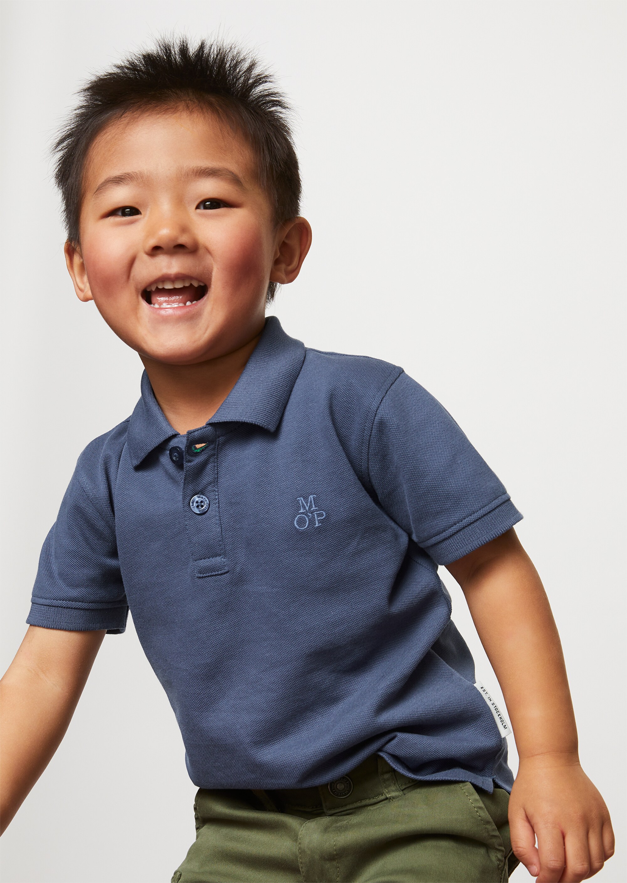 KIDS-BOYS Poloshirt aus Bio-Baumwoll-Piqué