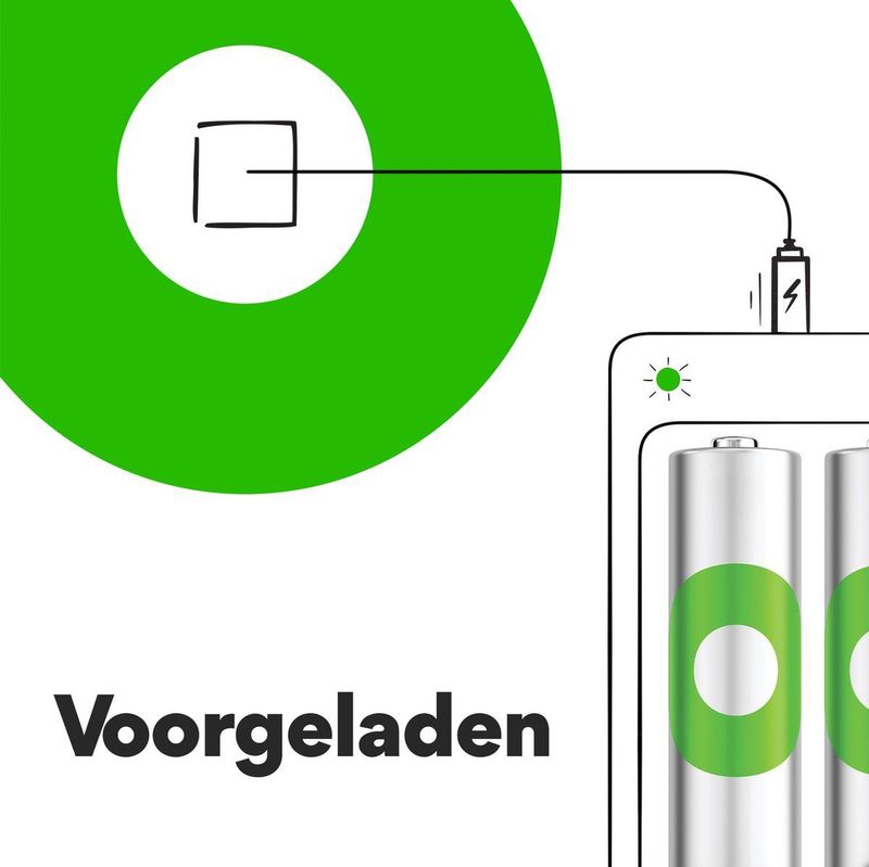 GP - ReCyko 850 AAA - Oplaadbare Batterijen - 4 Stuks