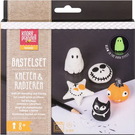 Knorr Prandell 212159106 Bastel-Set Kneten & Radieren „Nightmare“, 100 g