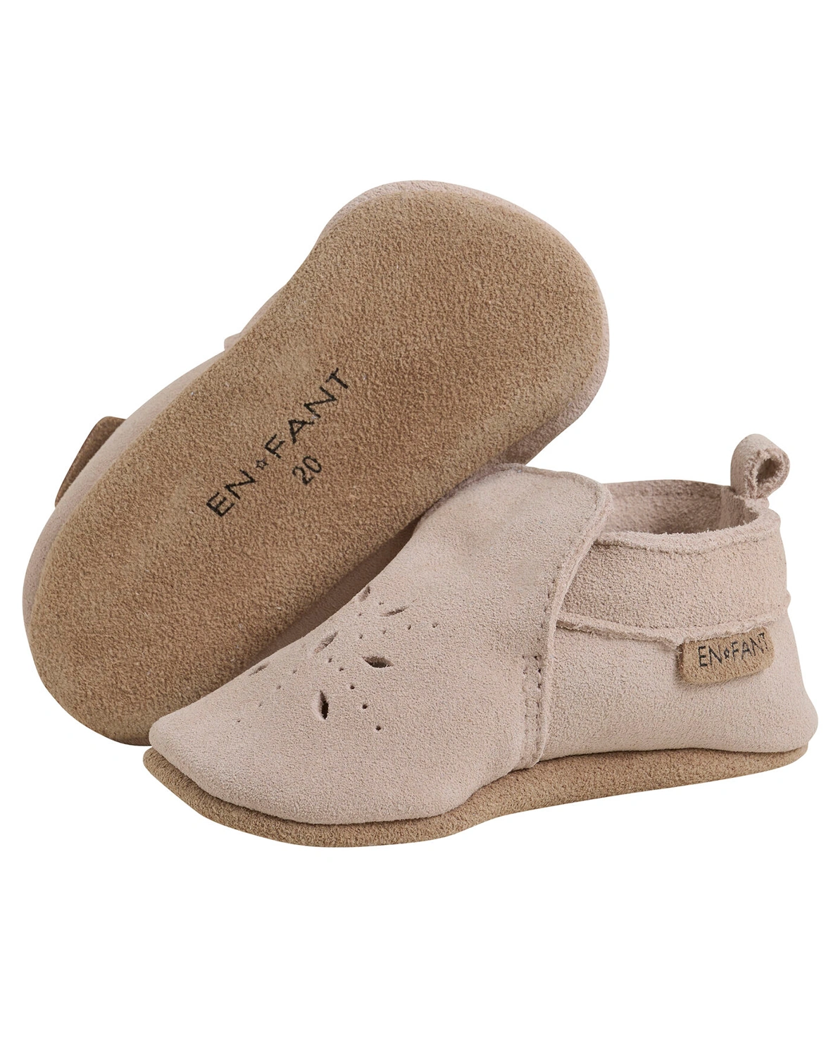 Krabbelschuhe PATTERN in peach whip