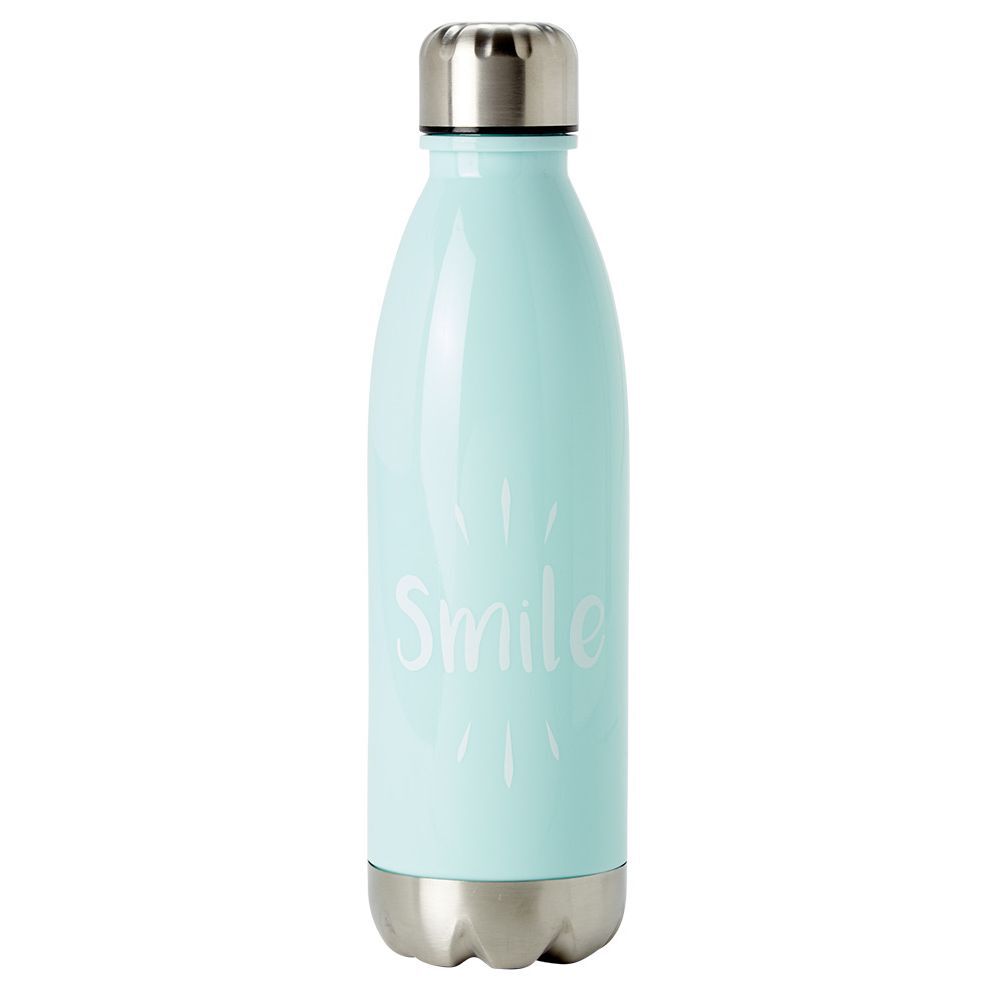Bouteille réutilisable message imprimé H25 cm