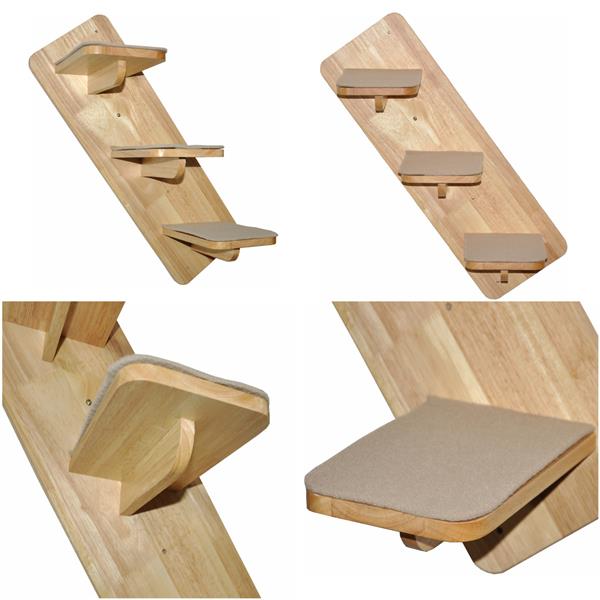 Nanook Katzentreppe 3-stufig - Katzen Kletterwand