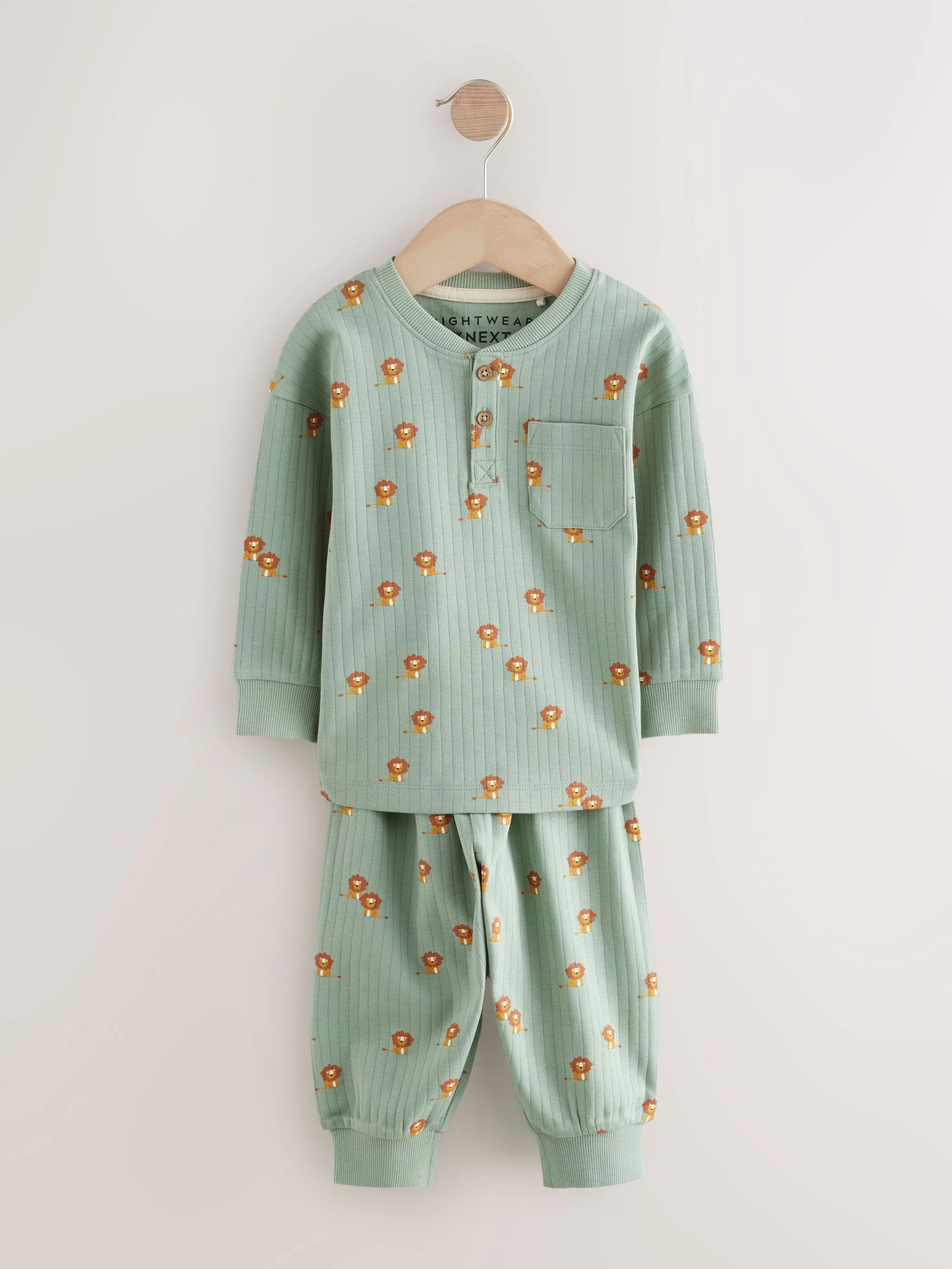 Blauw/ecru - Verpakking van 3 oversized pyjama's 3 (9mnd -10jr)