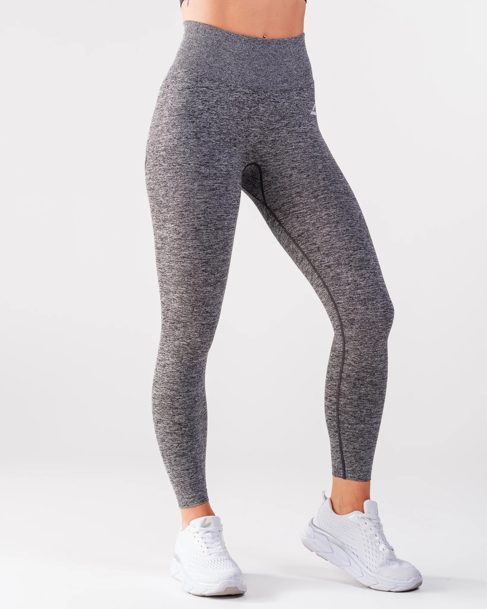 LEVITY Ignite Marl Seamless Scrunch Tights Grey Marl