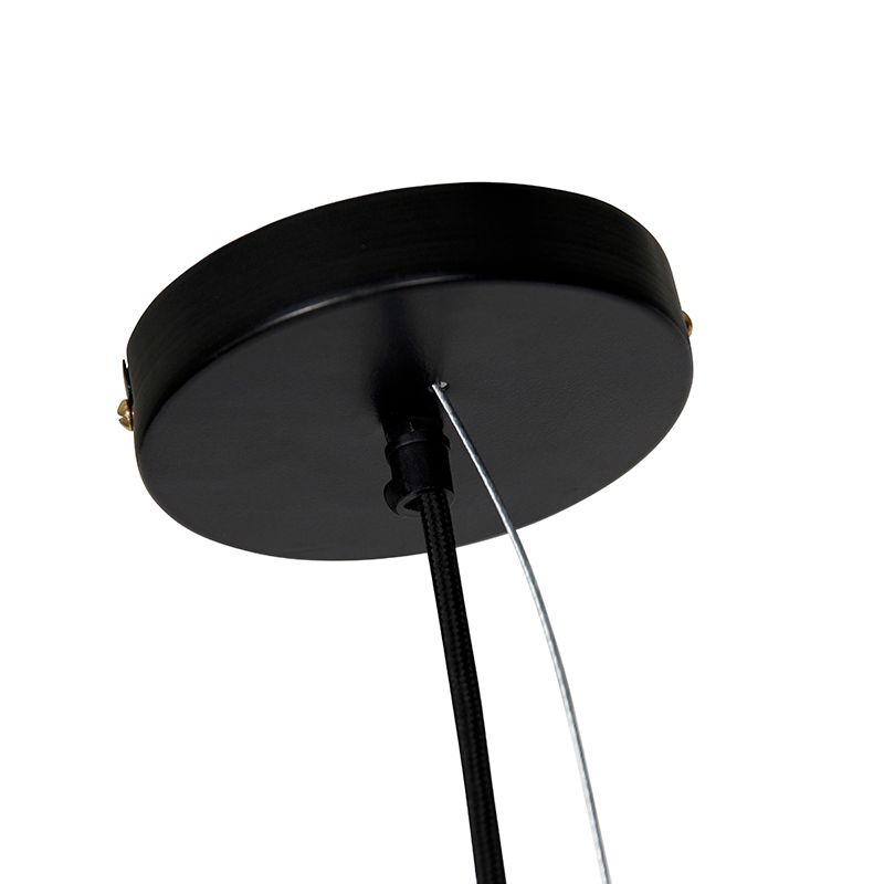 Oosterse hanglamp zwart 45 cm x 40 cm - Vadi