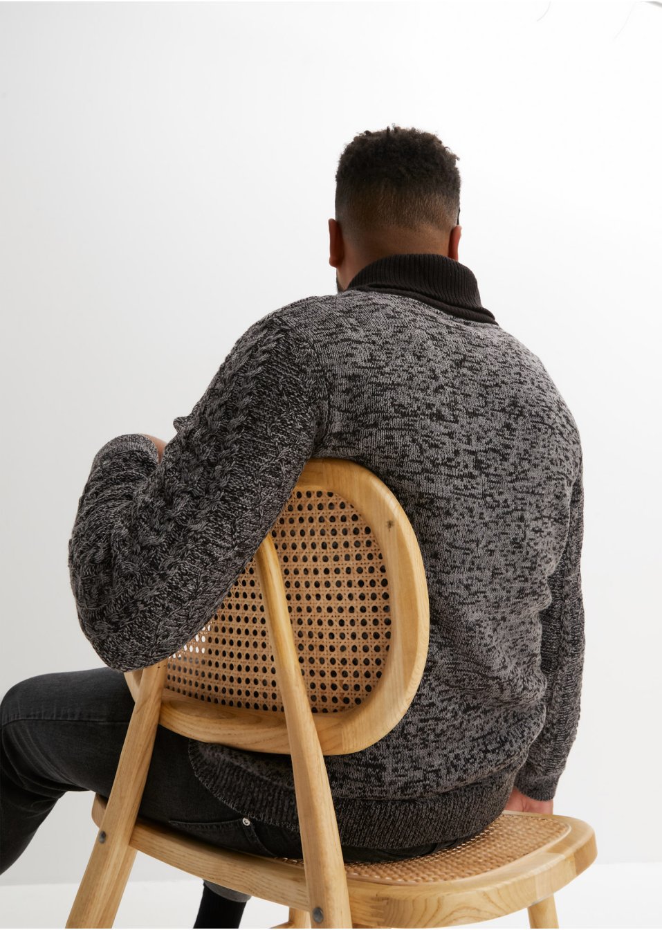 Pull à col châle