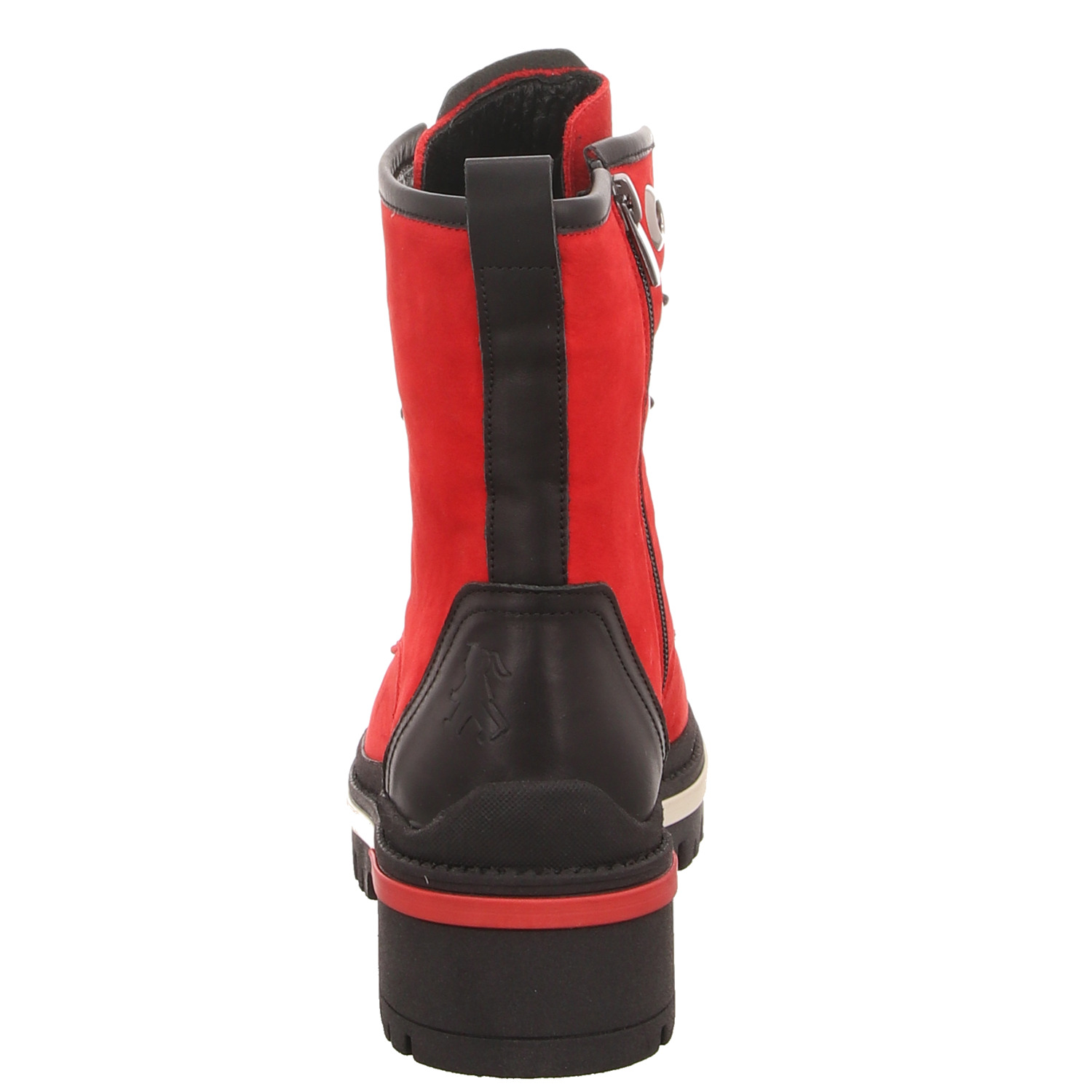 2 GO Shoes Schnür-Stiefelette rot