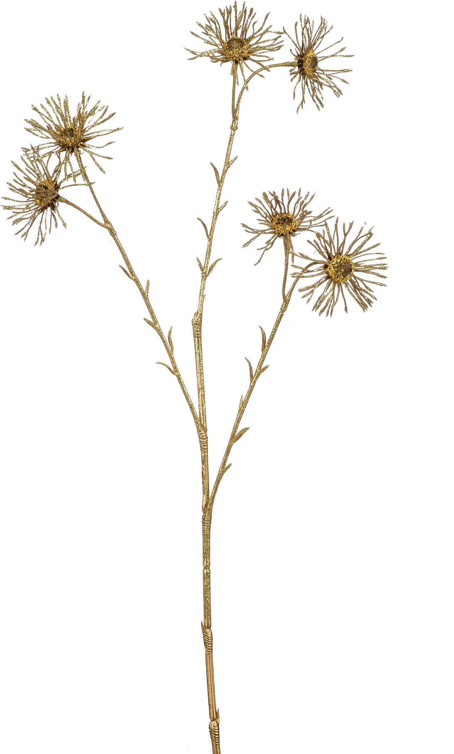 Emerald kunstbloem Madeliefje bruin 66 cm