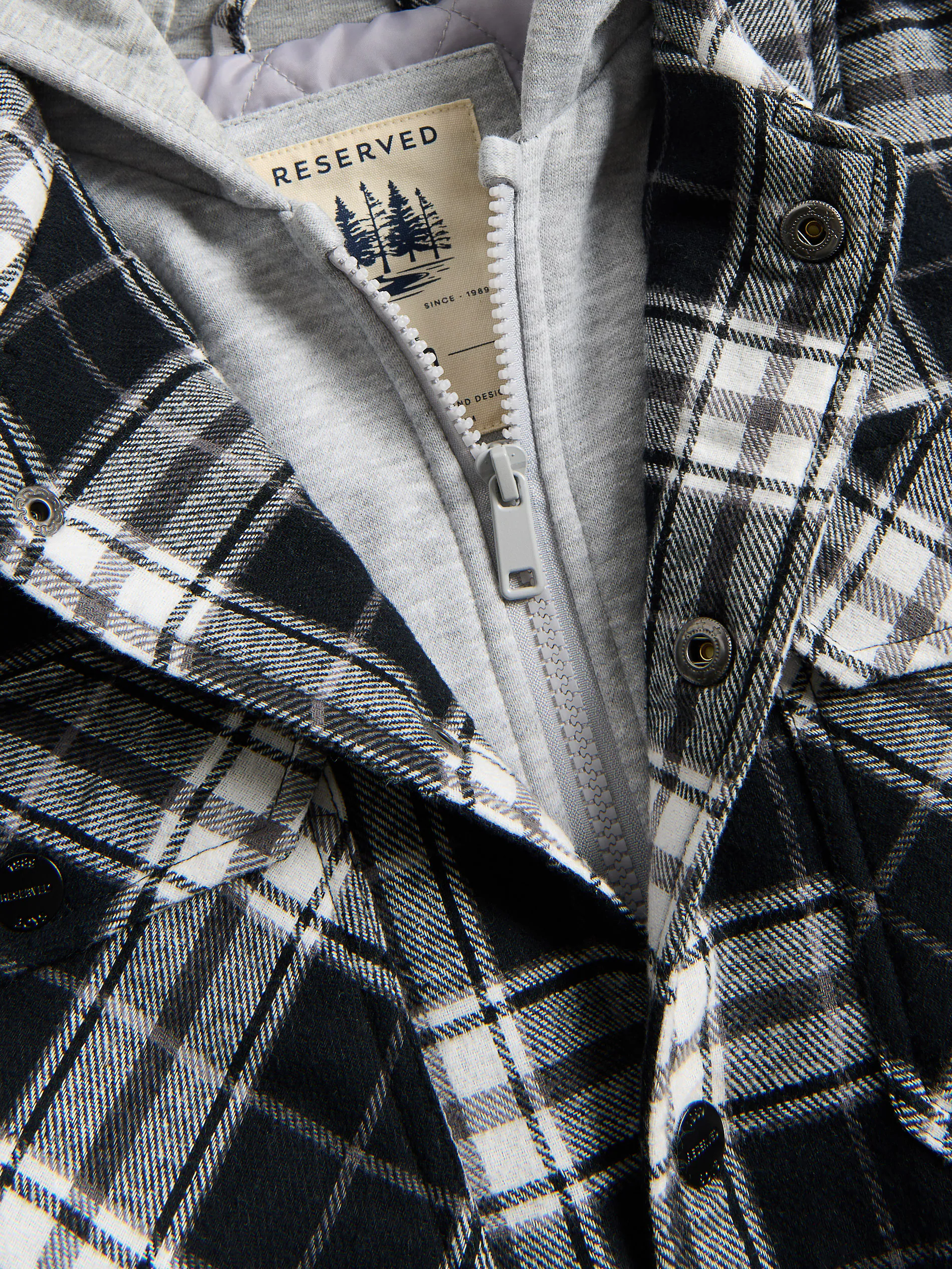 Kapuzenjacke aus Baumwolle