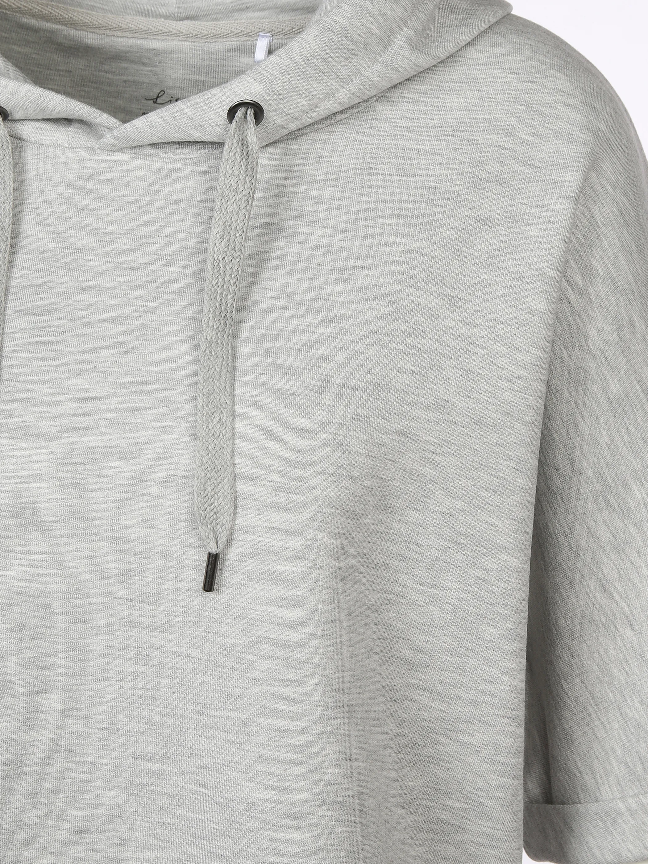 Damen Hoodie mit kurzen Ärmeln