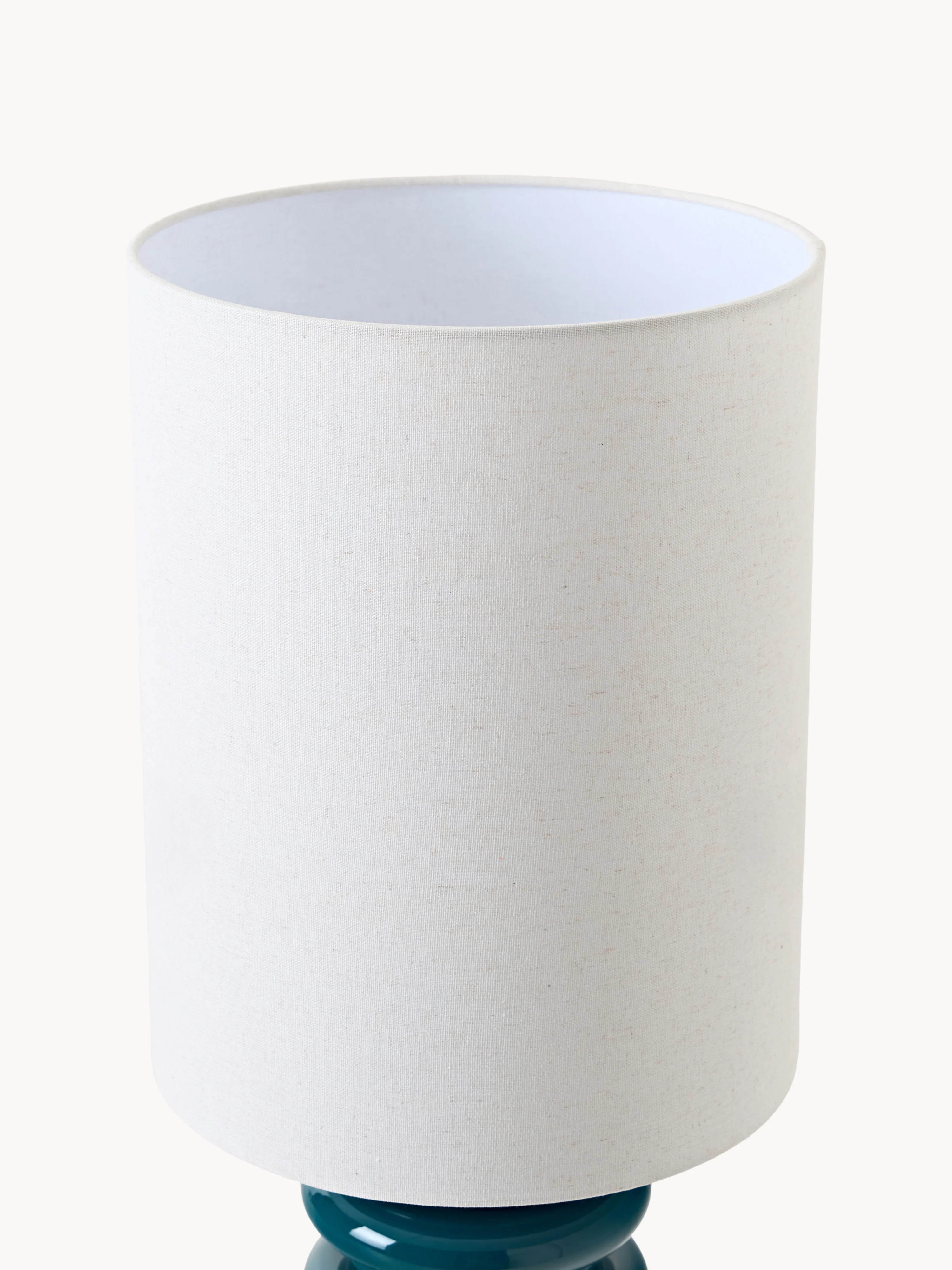 Grote tafellamp Nicolas met houten voet