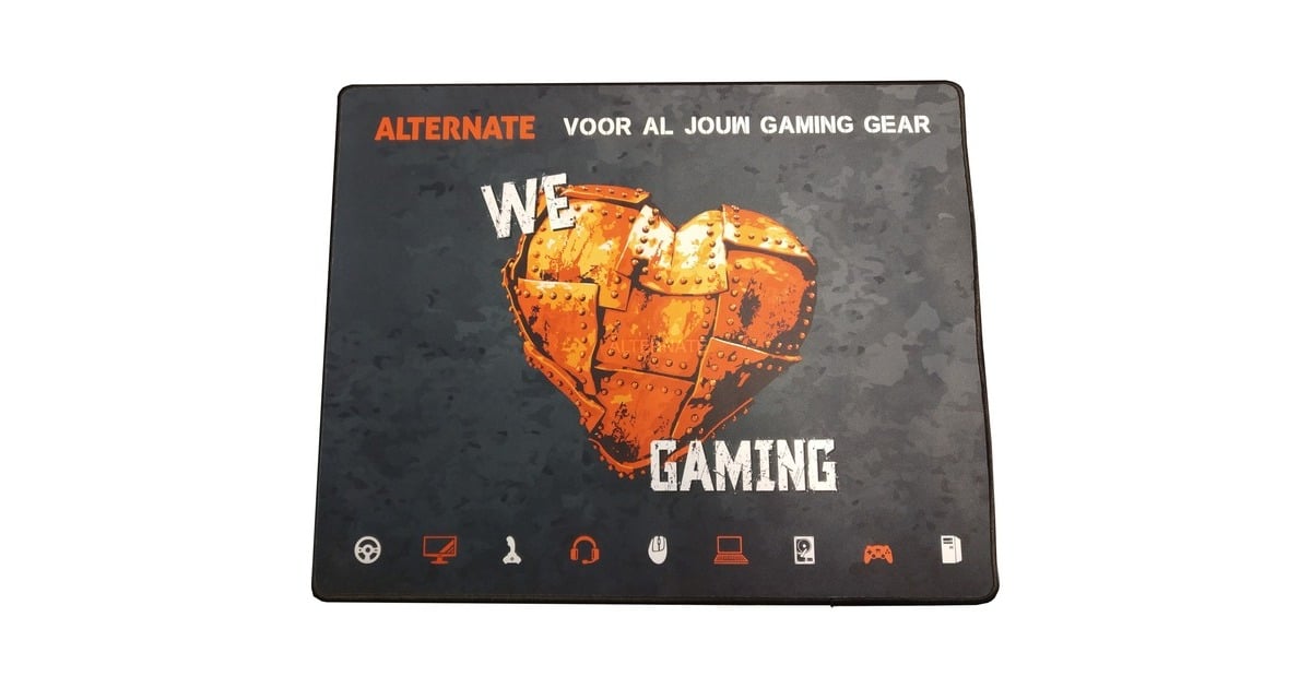 ALTERNATEXL gaming muismat  (Zwart, Retail)