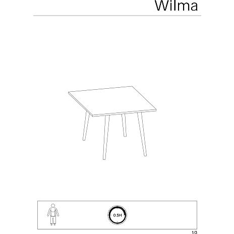 Wilma spisebord