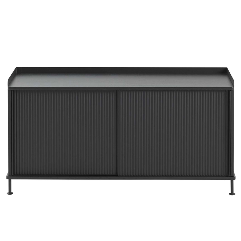 Muuto Enfold Low dressoir zwart