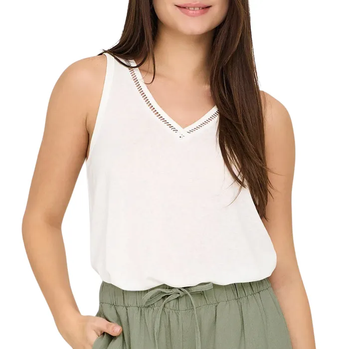 Only Penny V-Neck Top Dames