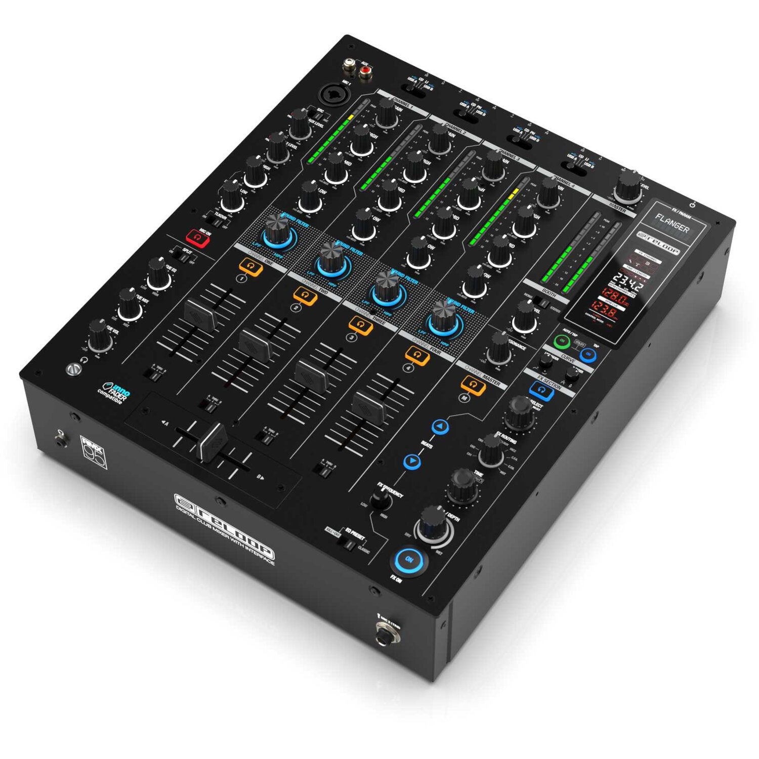 Reloop RMX-95 4+1 kanaals digitale clubmixer