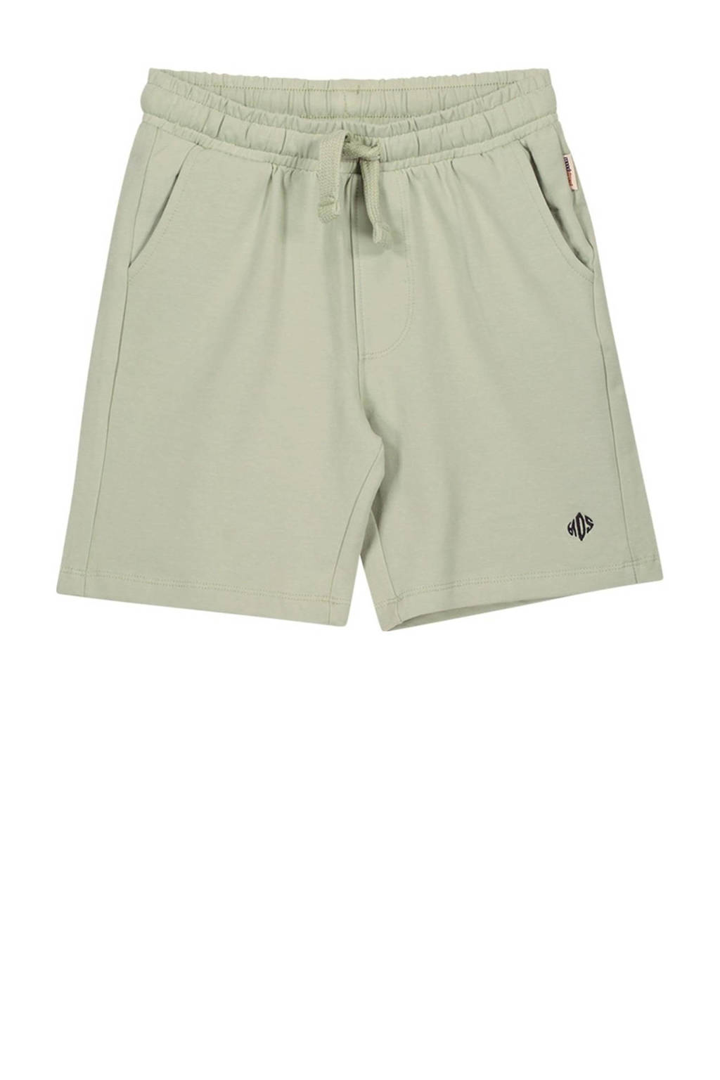 Moodstreet regular fit sweatshort lichtgroen