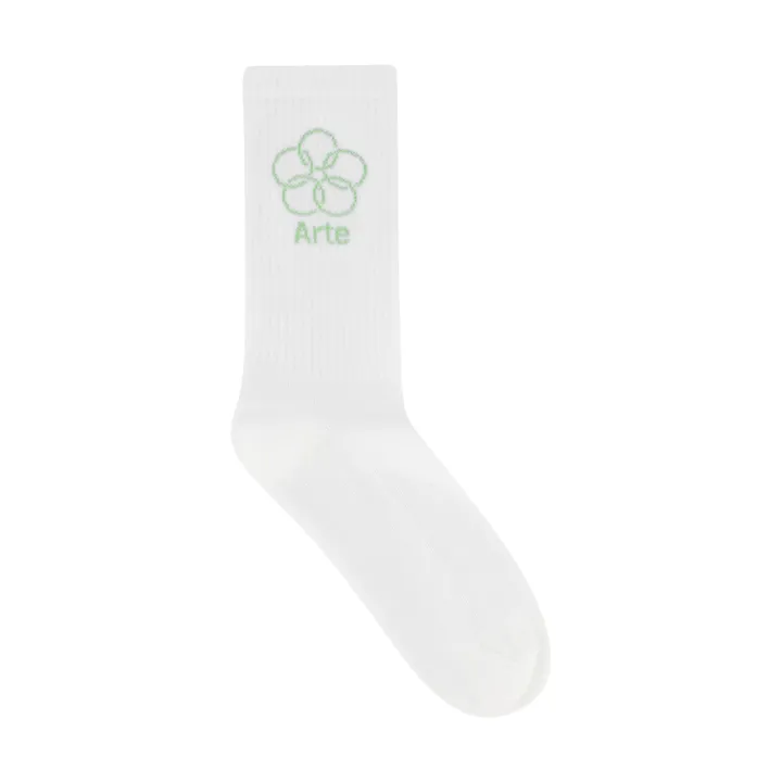 Arte Antwerp Chaussettes Circle Rings | Blanc