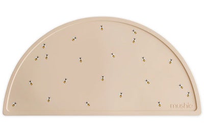 Mushie Spisebrikke Silikon Bees, Beige