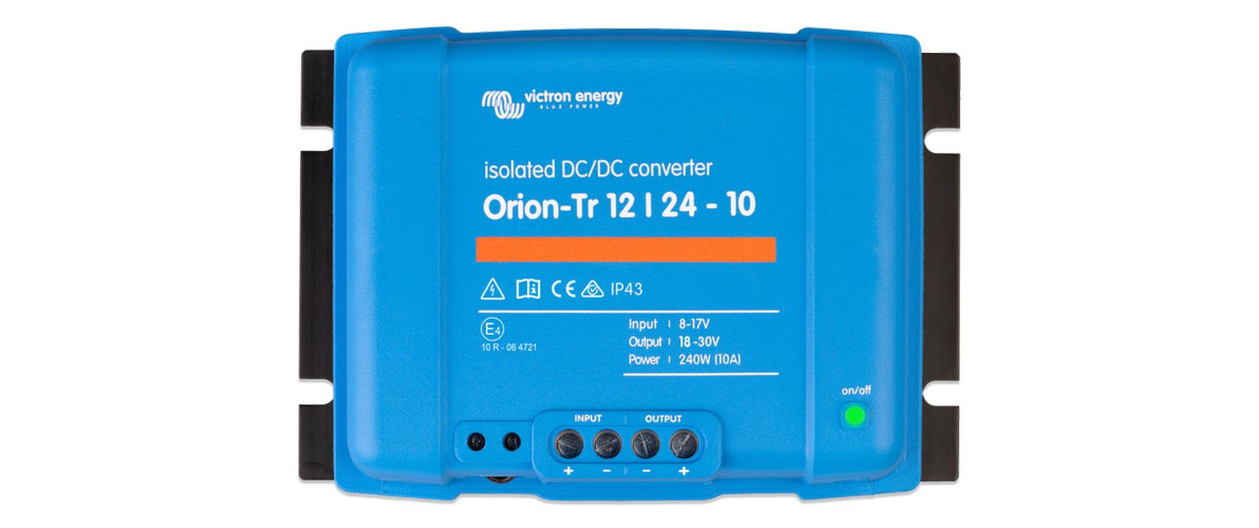 DC/DC Spannungs-Wandler Orion-Tr 12-24 V, 10A 240 W<br>IP43 DC-DC Konverter, isoliert