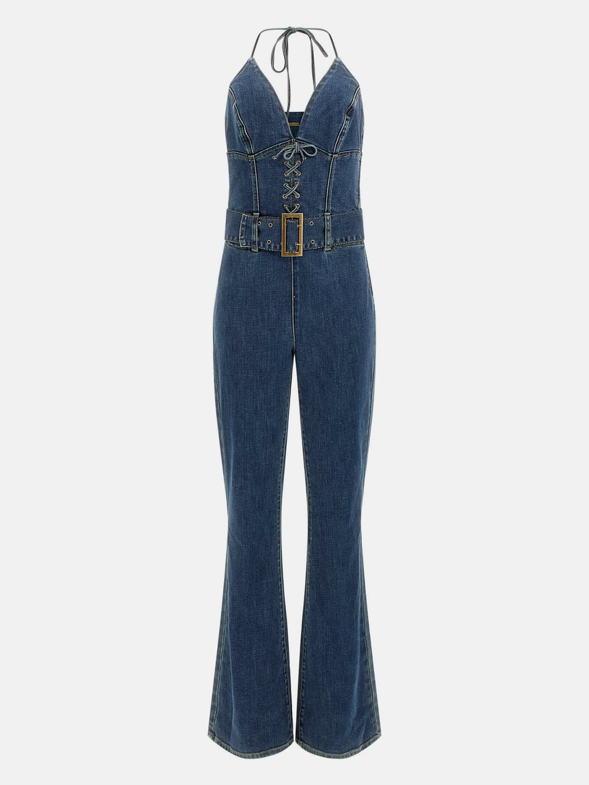 Macacão Jeans Eco Rebel Halter