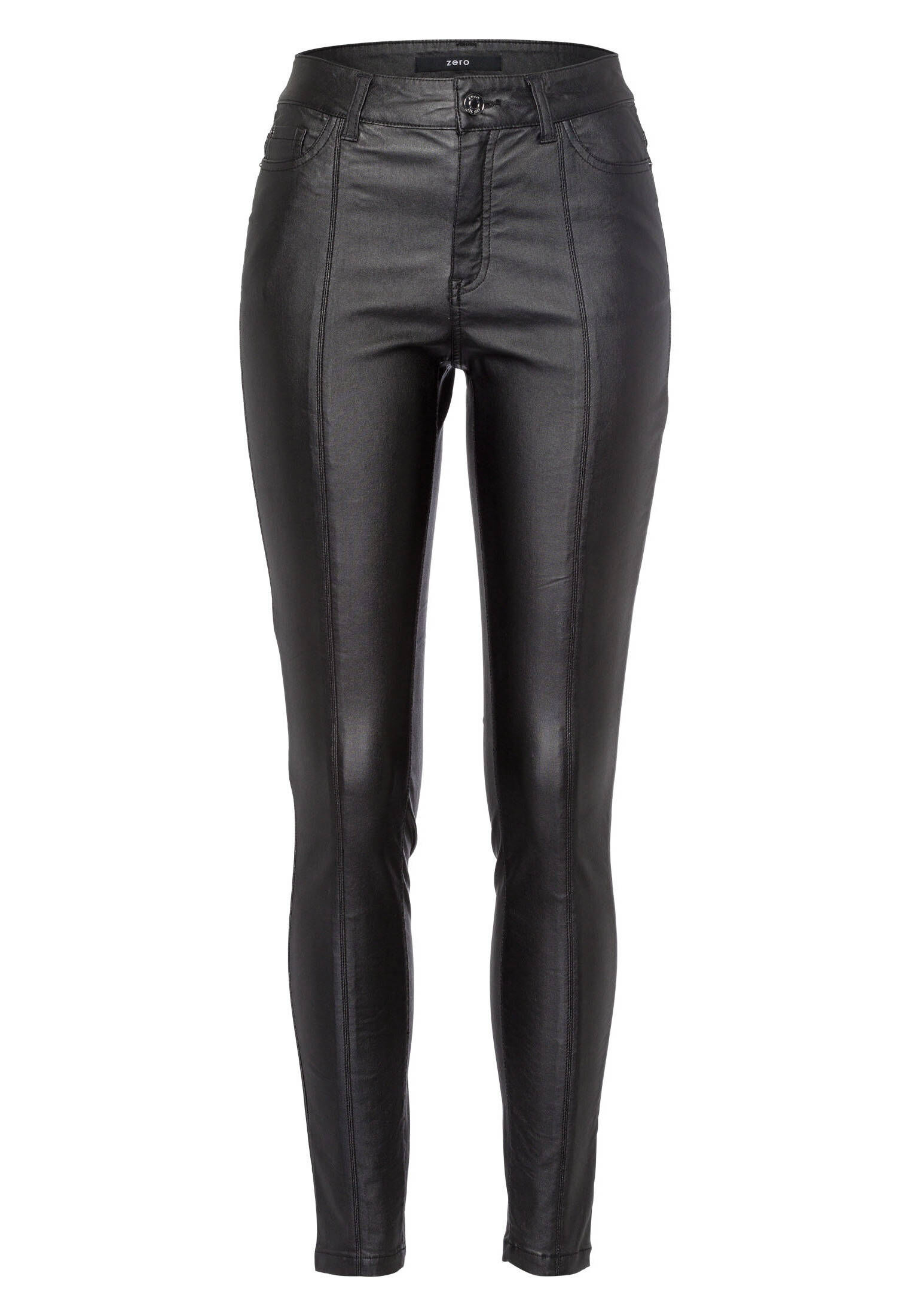 zero| Damen Hose Skinny Fit gecoated 28 Inch