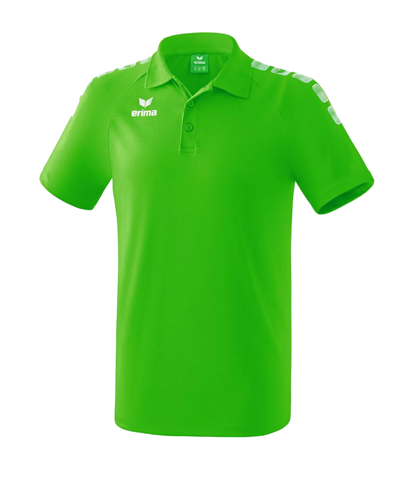 Erima Essential 5-C Poloshirt Grün Weiss