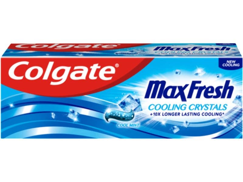 Colgate Zahnpasta Max Fresh Cooling Crystals Reisegrösse Zahncrème für ein langanhaltendes Frischegefühl im Mund