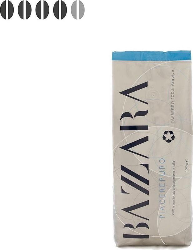 Bazzara - Piacerepuro - Koffiebonen - 3kg - 100% Arabica - Medium gebrand
