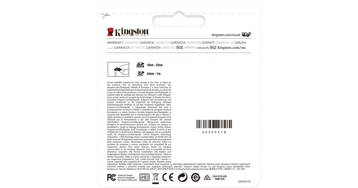 KingstonCanvas Select Plus SDXC 512 GB geheugenkaart  (Zwart, SDS2/512GB, Class 10 UHS-I U3)
