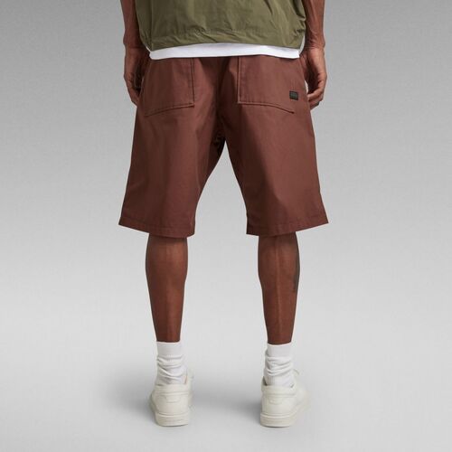 G-Star Raw - D21458 D387 WORKER SHORT CHINO-C964 BROWN STONE Marrón