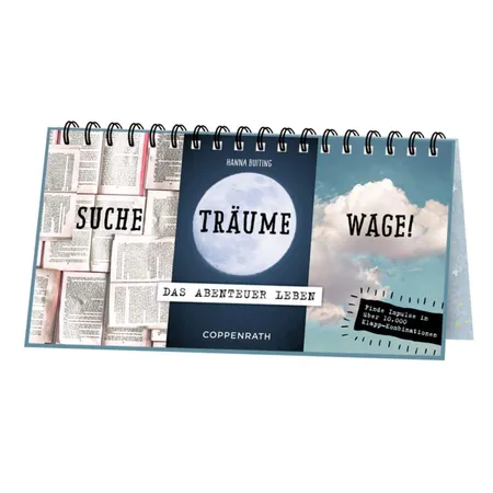Coppenrath Verlag Dreiklapp-Tischkalender: Suche, Träume, Wage!