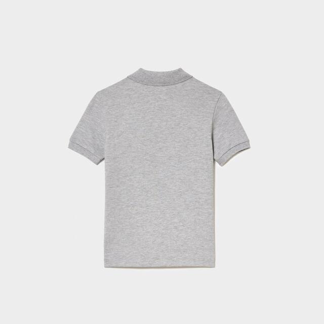 Polo enfant Lacoste regular fit en petit piqué uni Polos - Gris - Lacoste - Enfant