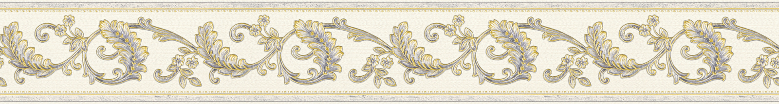Vlies-Borte ONLY BORDERS 10 - silber - 8 cm