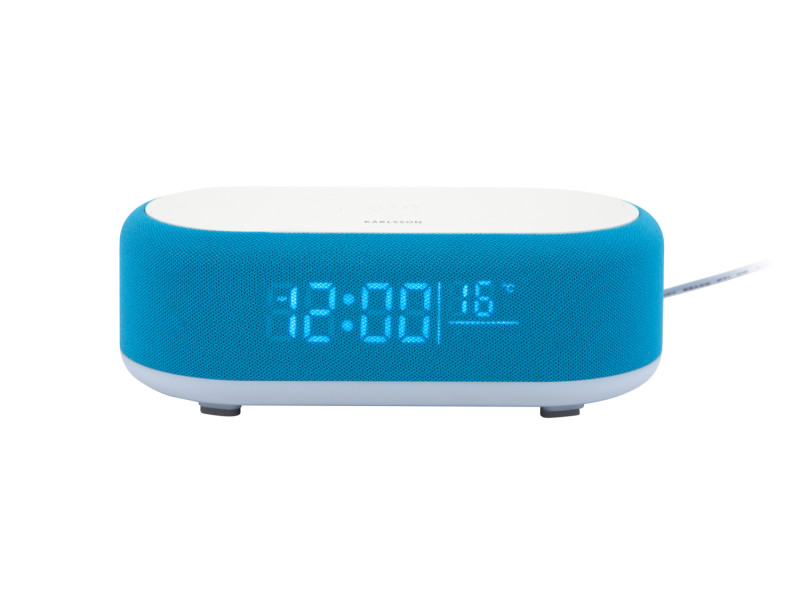 Alarm Clock Vogue w. Phone Charger And Blue Tooth KA6033BK Black