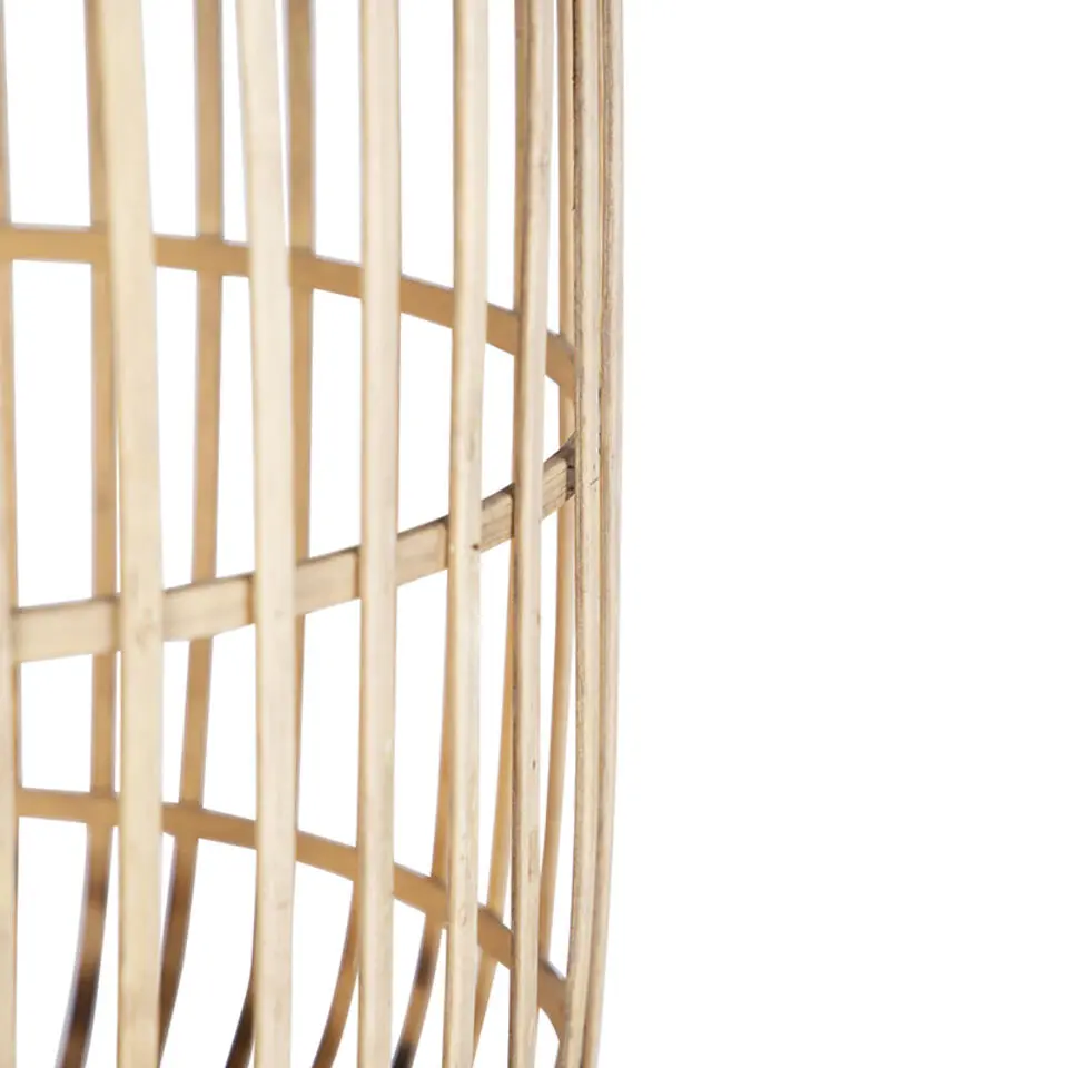 Qazqa vloerlampen manila beige e27