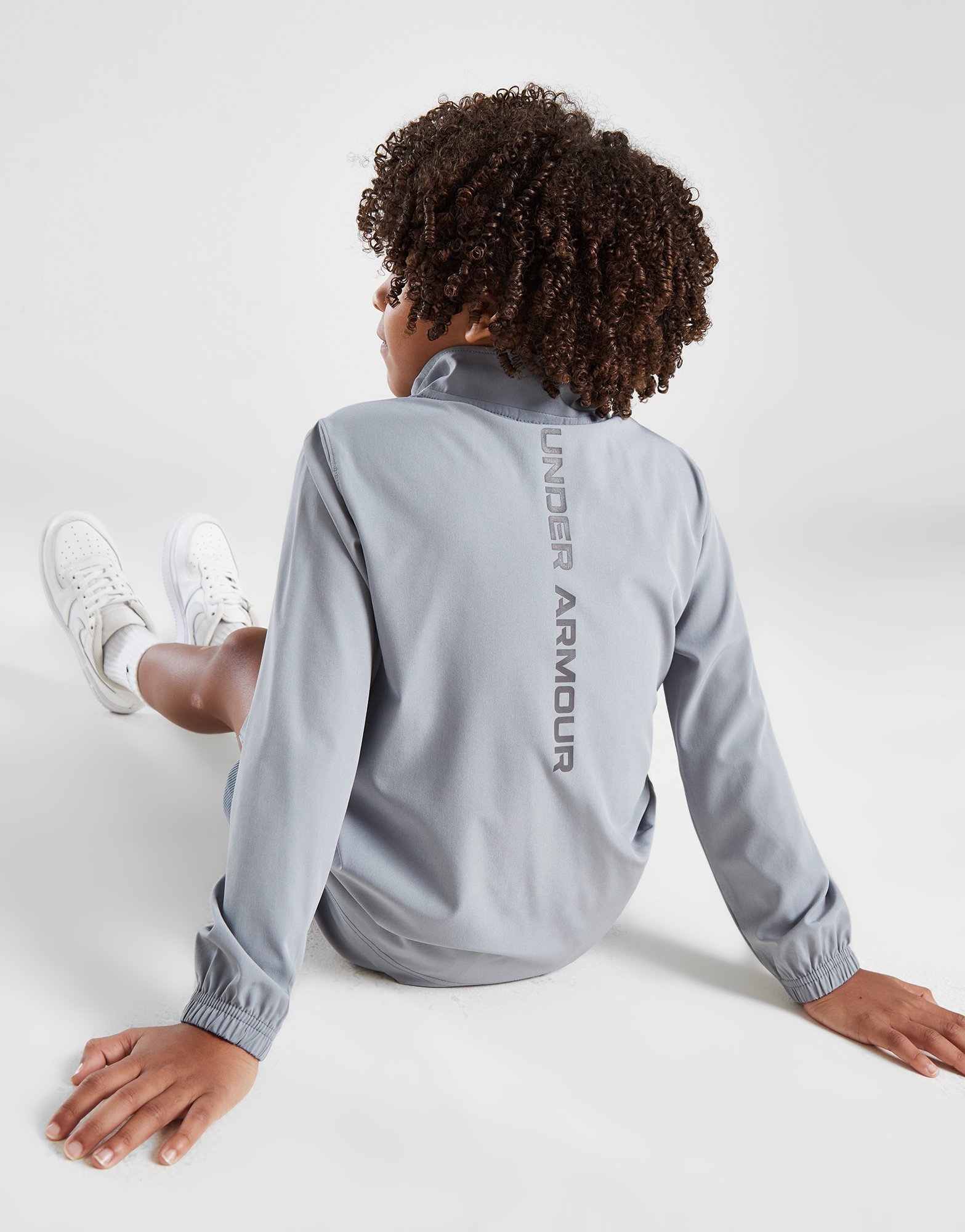Under Armour Ensemble Haut Zippé/Short Vasnish Woven Enfant