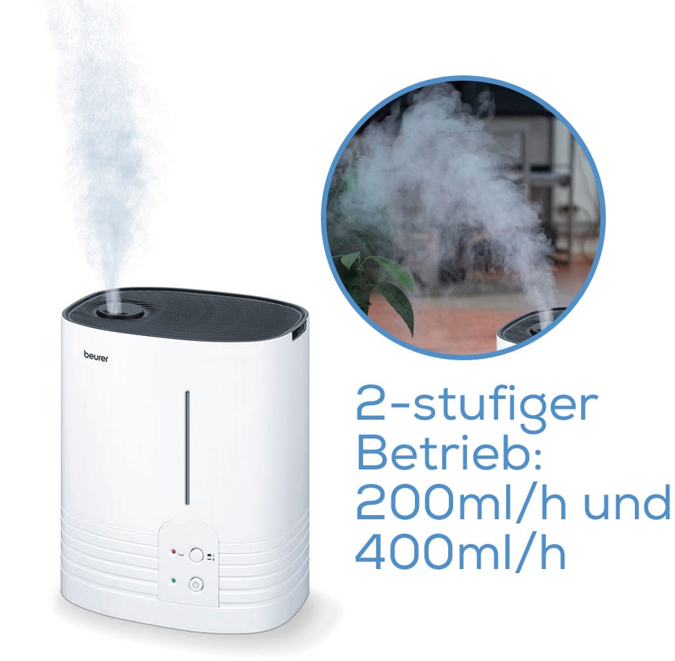 BEURER Luftbefeuchter »LB 55« 6 l Wassertank hygienische Warmwasser-Verdampfung