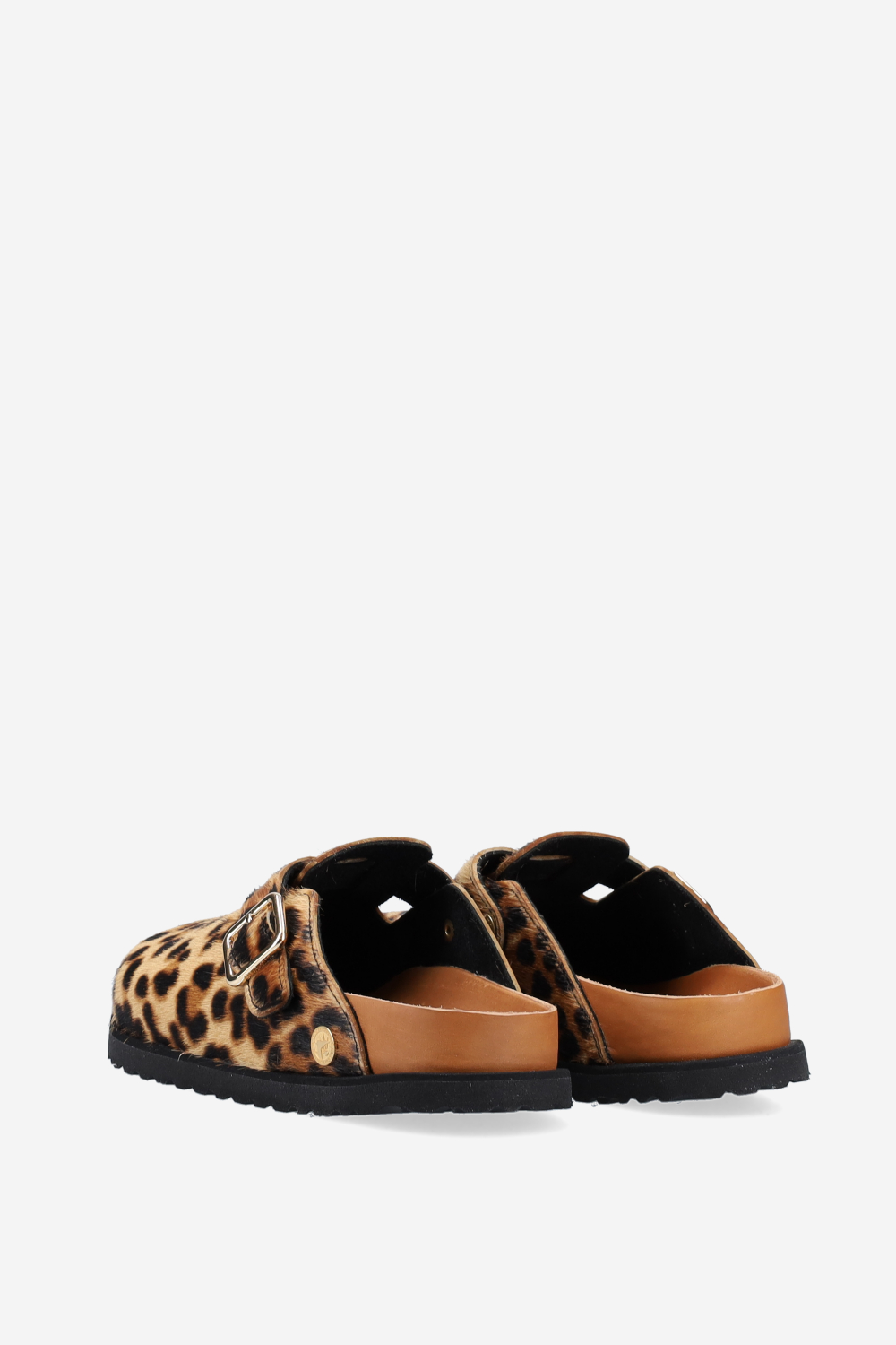 Boston fur ponyhair clogs