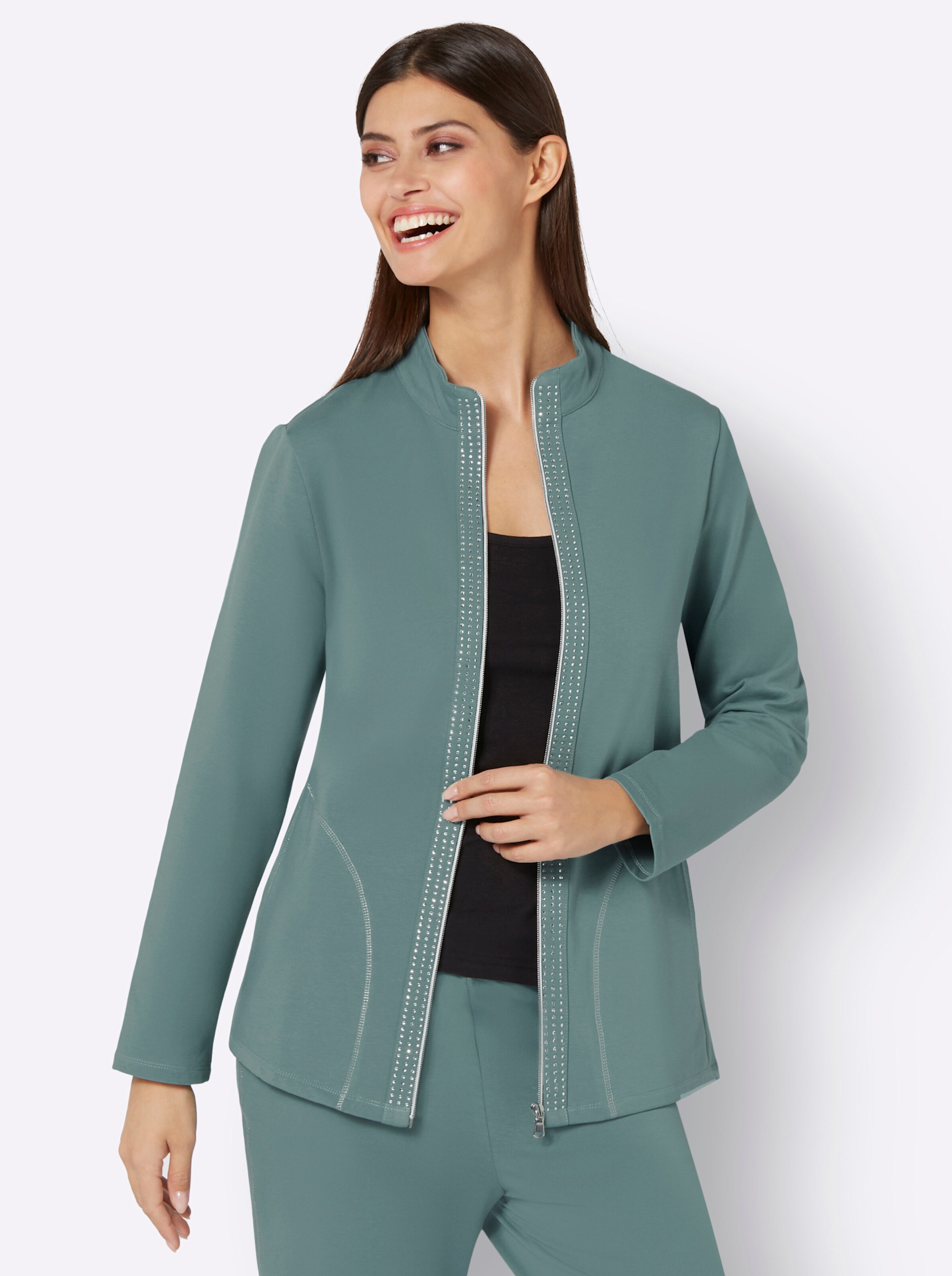 Jacke in jade
