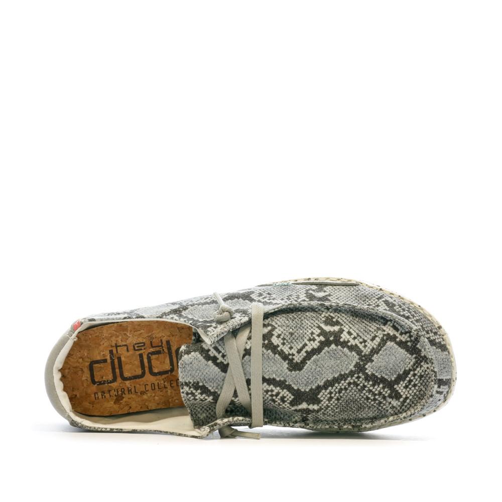 Hey Dude Chaussures Grises à Motifs Femme Hey Dude Wendy